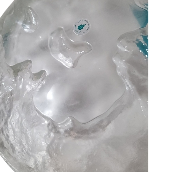 PARTYLITE - ICELAND Glass 3 Wick Candle Holder - Picture 5 of 6